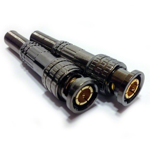 CCTV BNC Screw on Spring Connector for RG59 & RG6 Cable -0