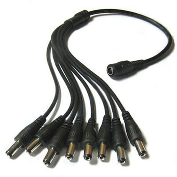 8 Way 12VDC CCTV Power Splitter Cable-0