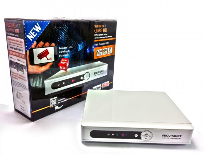 Securenet Qube HD DVR-HD4208 8CH 960H Analog CCTV DVR-0