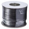 100m Black RG6 Coax Satellite Cable