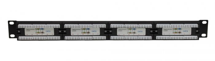 24-Port 1U CAT6 UTP IDC Patch Panel-1347