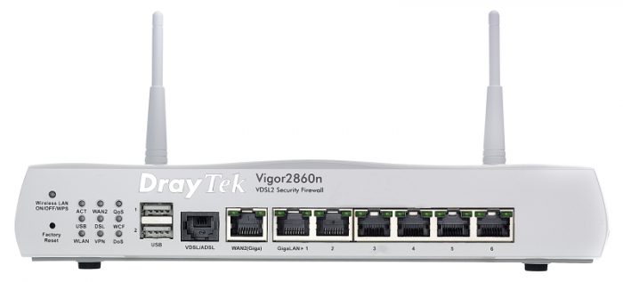 DrayTek Vigor 2860 Series ADSL/VDSL SME Router with Optional WiFi, VoIP Ports, 3G & 4G LTE SIM Slot (7 Models)-0