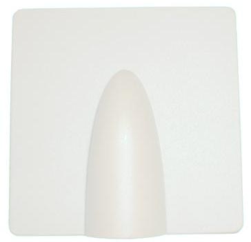 White Plastic Blast Cover-0