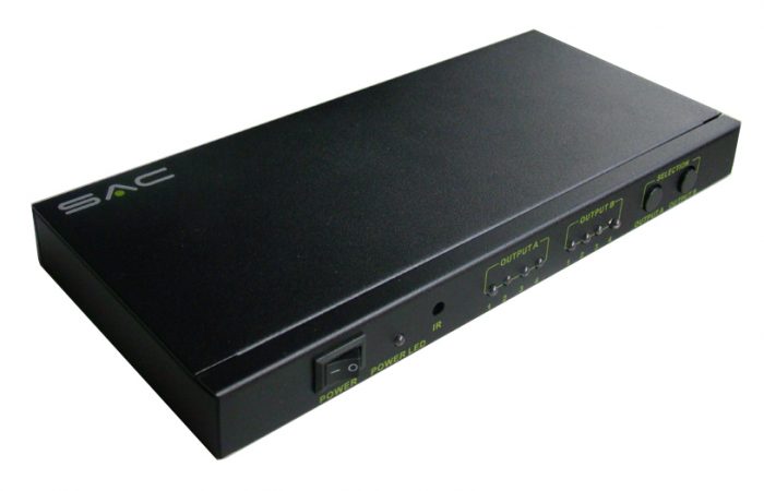 SAC 4-in 2-out HDMI 1.3 Matrix with Remote-0