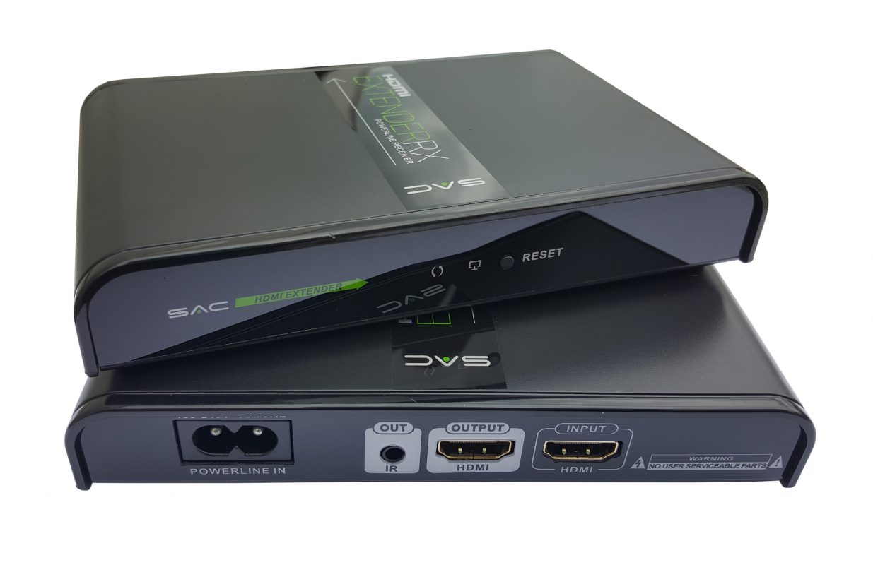 SAC HDMI Extender Over Powerline with IR & Loopout CCTV101