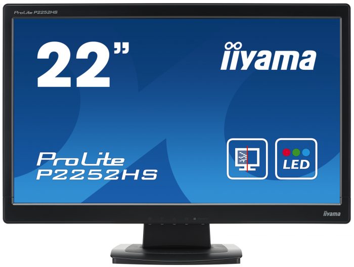 Iiyama 22" LED VGA/HDMI & DVI-D Monitor P2252HS-B-0