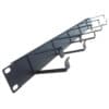 19" Rack Mount Cable Management Jumper 5 Ring Panel