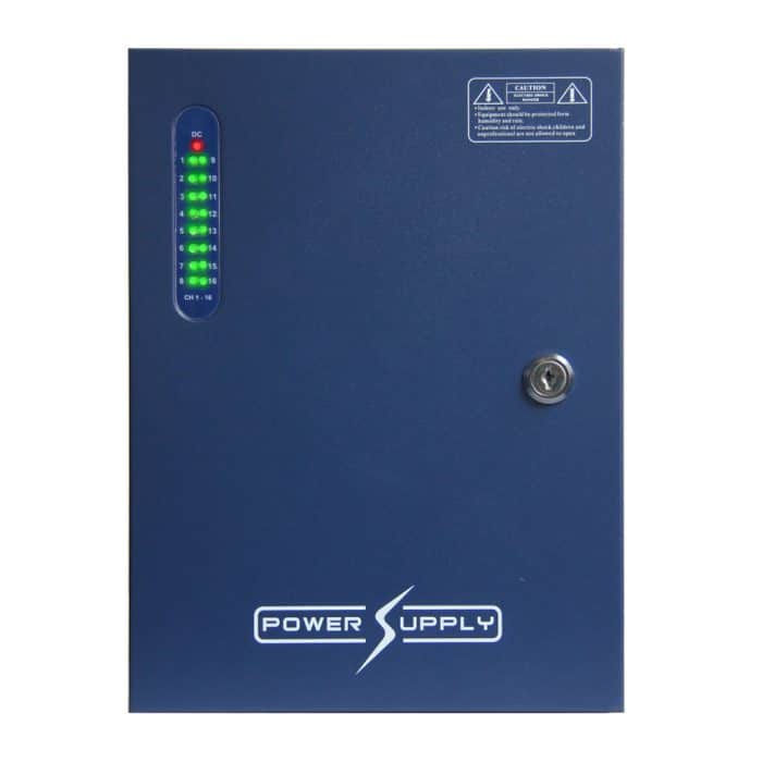 CCTV 12V DC 18 Channel 20A Lockable Power Supply Distribution Box