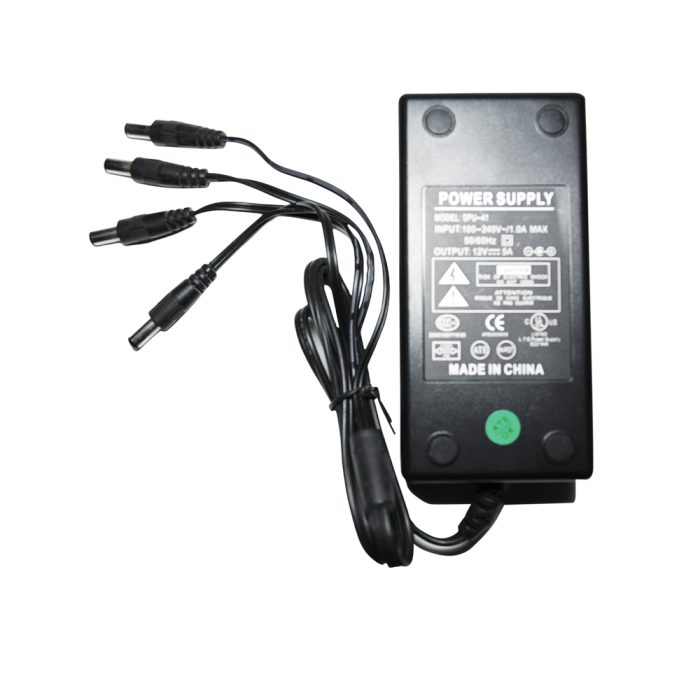 SPRO DC12V 3A Unearthed 4-Way Inline Power Supply (for 8MP/4K Cameras)