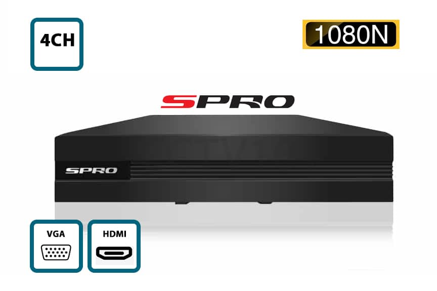 SPRO B1 1080N 4CH 5in1 HD CCTV DVR DHDVR05B1V2 CCTV101