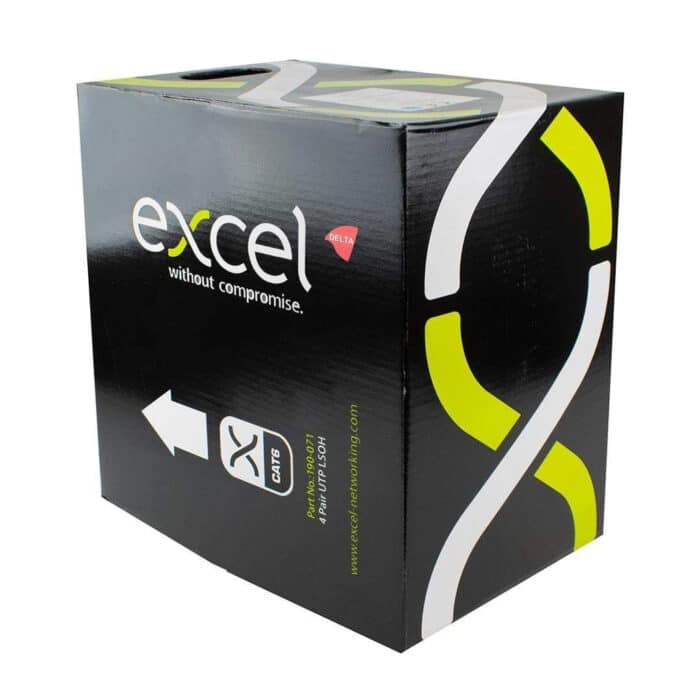 Excel CAT6 UTP Cable 23AWG B2ca LS0H 305m Box (Violet) - 190-071