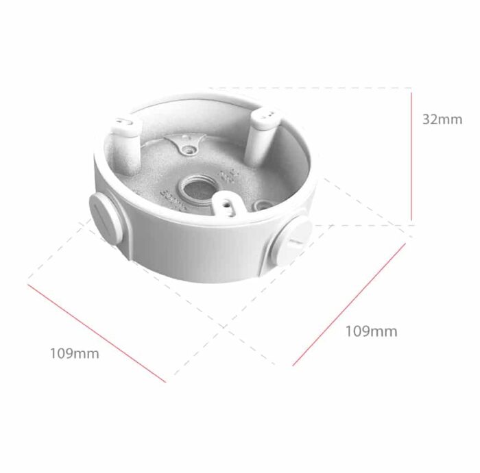 White Dome Base for SPRO Dome Cameras BASE06-W - Image 3