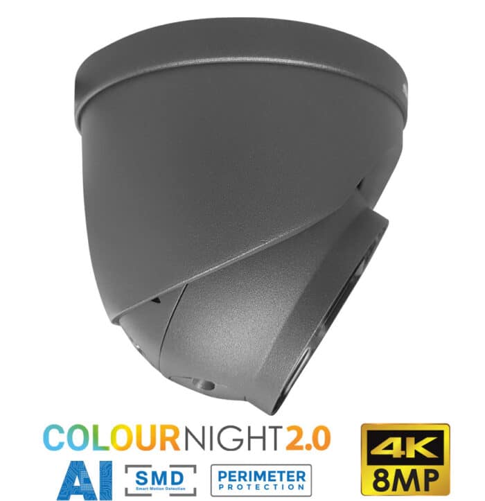 SPRO 8MP TiOC 2.0 Smart Dual Illumination Turret Active Deterrence Network Camera DHIPD80/28LRG/30-D-V3 - Image 4