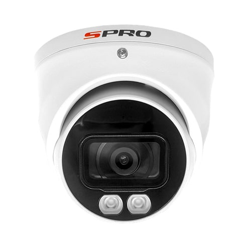 SPRO 5MP 4-in-1 Colour Night 2.0 Dual Illumination Turret Audio Camera DHD50/28LRW-4-M