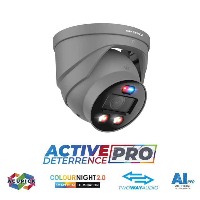 SPRO 8MP TiOC 2.0 Active Deterrence AcuPick Turret Network Camera DHIPD80/28LRG/30-D-V5 - Image 2