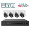 Hilook by Hikvision 4/8 Camera 8MP Hybrid LiveGuard ColorVu PoE CCTV Kit with 2-Way Audio