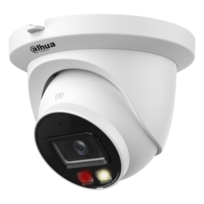 Dahua 4MP WizSense Series, 4MP Smart Dual Light IP Bullet Camera, 2.8mm Fixed Lens, IP67, PAL, White DH-IPC-HDW2449TMP-S-IL-0280B