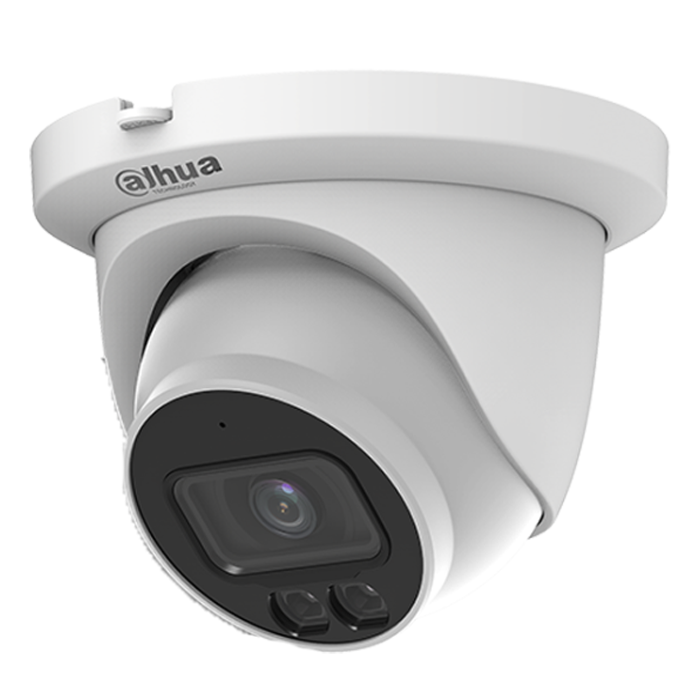 Dahua 8MP WizSense, IR Warm Light, 4K, 2.8mm Fixed Lens, 30M, IP Eyeball Camera, IP67, White DH-IPC-HDW2849TMP-S-IL-0280B