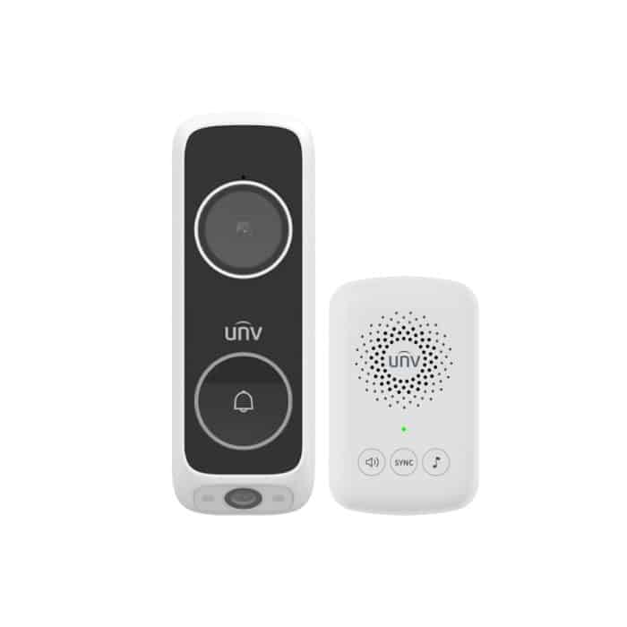 UNV Dual Lens Video Doorbell & Chime