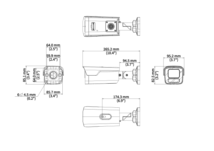 UNV 5MP TriGuard 2.0 Dual Light IP Bullet with Microphone IPC2B15SS-ADF28KMC-I1-W - Image 5