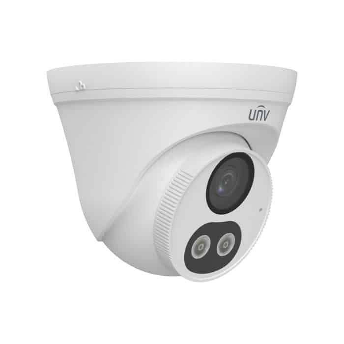 UNV Easy ColorHunter 4MP DualLight IP Turret with Microphone White - Image 4
