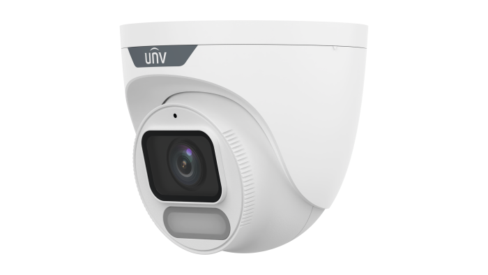 UNV 8MP ColorHunter Wise-ISP OwlView Warm Light Turret Network Camera White - Image 3