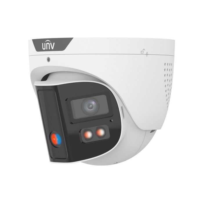 UNV 8MP 180° Panoramic ColorHunter Active Deterrence Network Turret Camera - Image 3