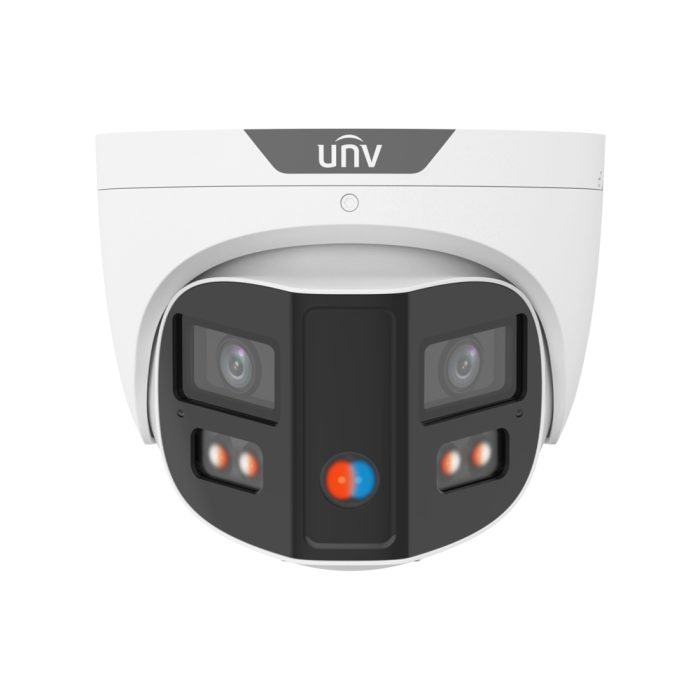 UNV 8MP 180° Panoramic ColorHunter Active Deterrence Network Turret Camera