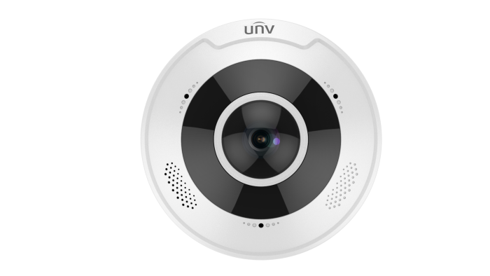 UNV 12MP Fisheye IP Camera with Dewarp, Heatmap and Two Way Talk White - Image 5