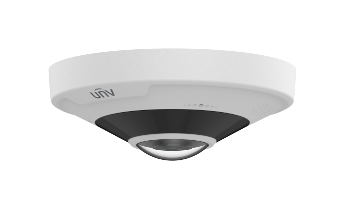 UNV 12MP Fisheye IP Camera with Dewarp, Heatmap and Two Way Talk White - Image 2