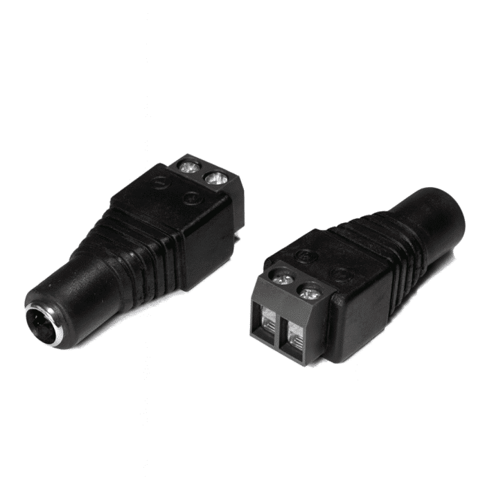 100x 12/24V DC Female Power Connector Plug for CCTV