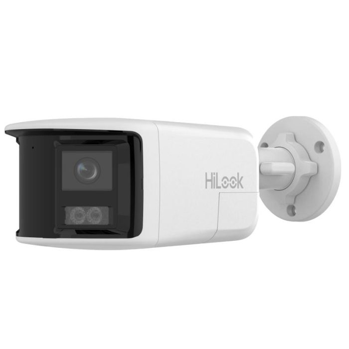 HiLook 6MP Dual Lens Stitched Wide Angle Smart Hybrid Light Fixed Bullet Network Camera - Image 4
