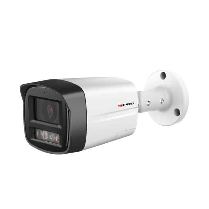 SPRO 8MP (4K) Colour Night 2.0 Deterrent Lite Bullet Network Camera with 2-Way Audio DHIPQ80/28LRW-MS, view 3