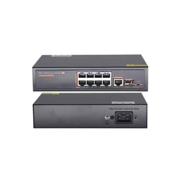 8-Port Unmanaged 10/100 PoE Network Switch