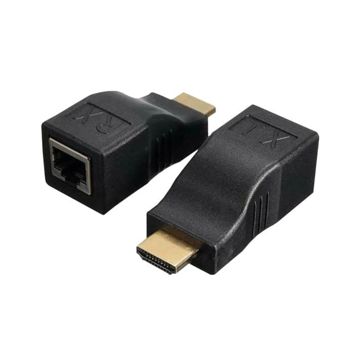 1080P HDMI Extender Over Single CAT5E or CAT6 up to 30m