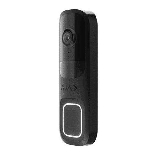 Ajax Video Doorbell with AI and PIR Sensor, Black