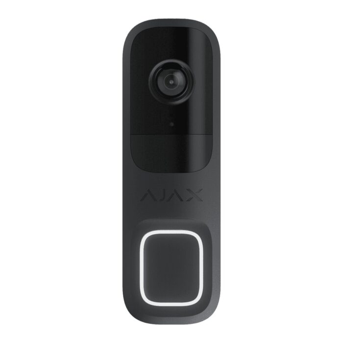 Ajax Video Doorbell with AI and PIR Sensor, Graphite