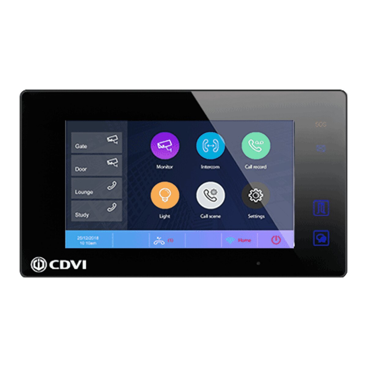 CDVI 2Easy 2-Wire Video Monitor, Black CDV-47B