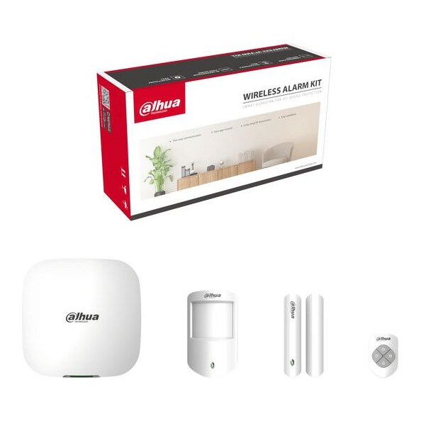 Dahua AirShield Wireless Alarm Kit with GPRS Hub, PIR, Door Contact and Keyfob DHI-ART-ARC3000H-03-GW2(868)