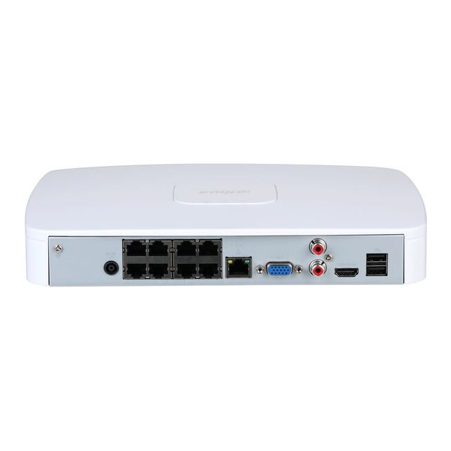 Dahua 8CH Smart 1U 8PoE 1HDD WizSense Network Video Recorder DHI-NVR4108-8P-EI