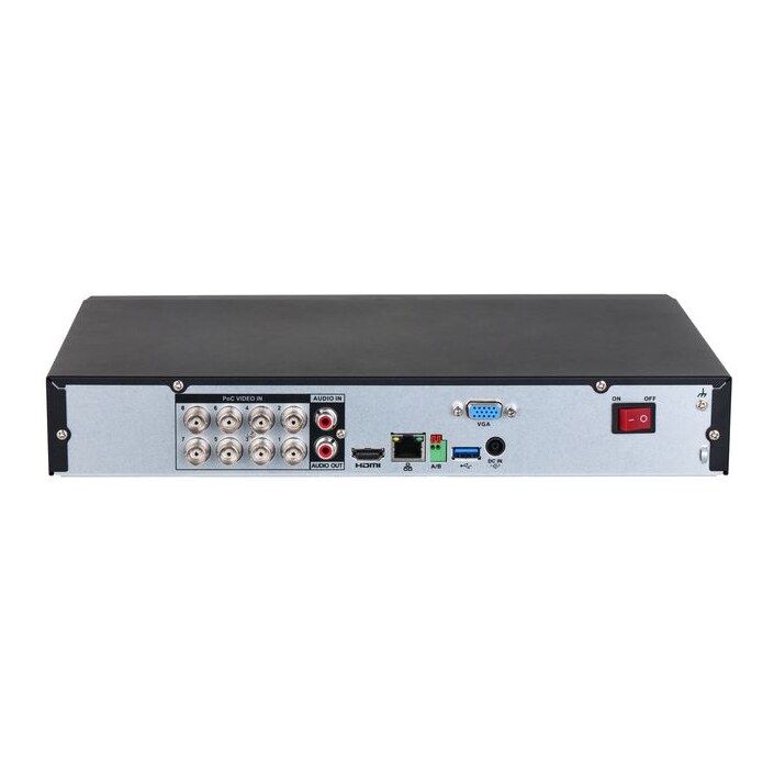 Dahua 8CH Penta-brid 5MP Value/1080P Mini 1U 1HDD WizSense Digital Video Recorder DH-XVR5108H-I3-8P