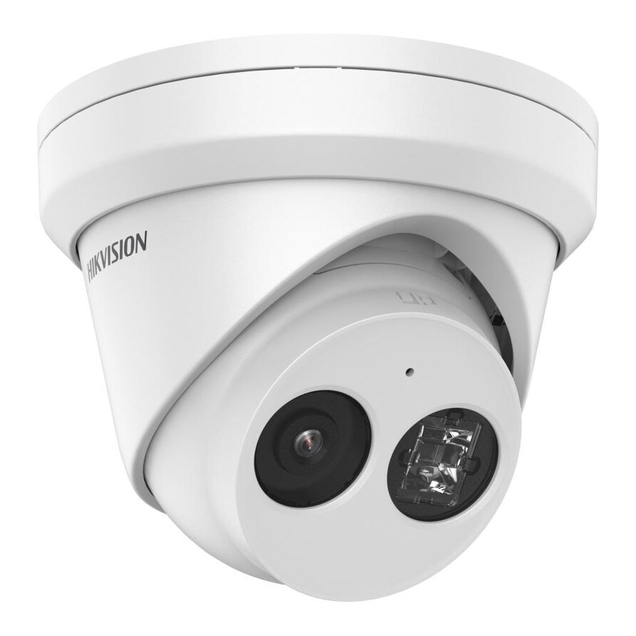 Hikvision 4MP AcuSense Turret Network Camera with Mic 2.8mm DS-2CD2343G2-IU