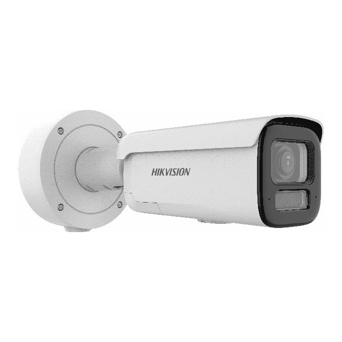 Hikvision 4MP LiveGuard ColorVu 3.0 Motorised Varifocal Bullet Network Camera with Two-Way Audio 2.8-12mm DS-2CD2647G3-LIZS2UY/SL