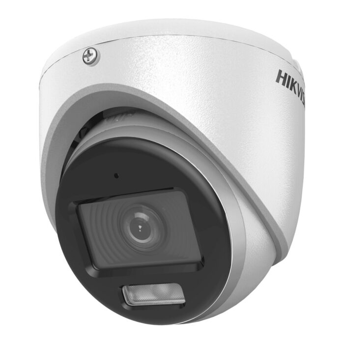 Hikvision 5MP/3K ColorVu Turbo HD Turret Camera with Mic 2.8mm DS-2CE70KF0T-LMFS