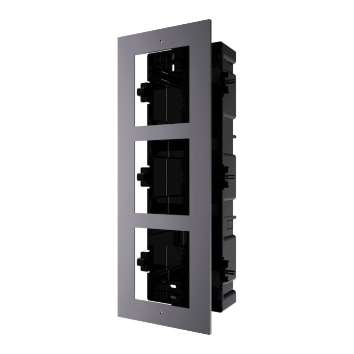 Hikvision Modular Intercom Flush Mount Box, 3 Modules DS-KD-ACF3/PLASTIC