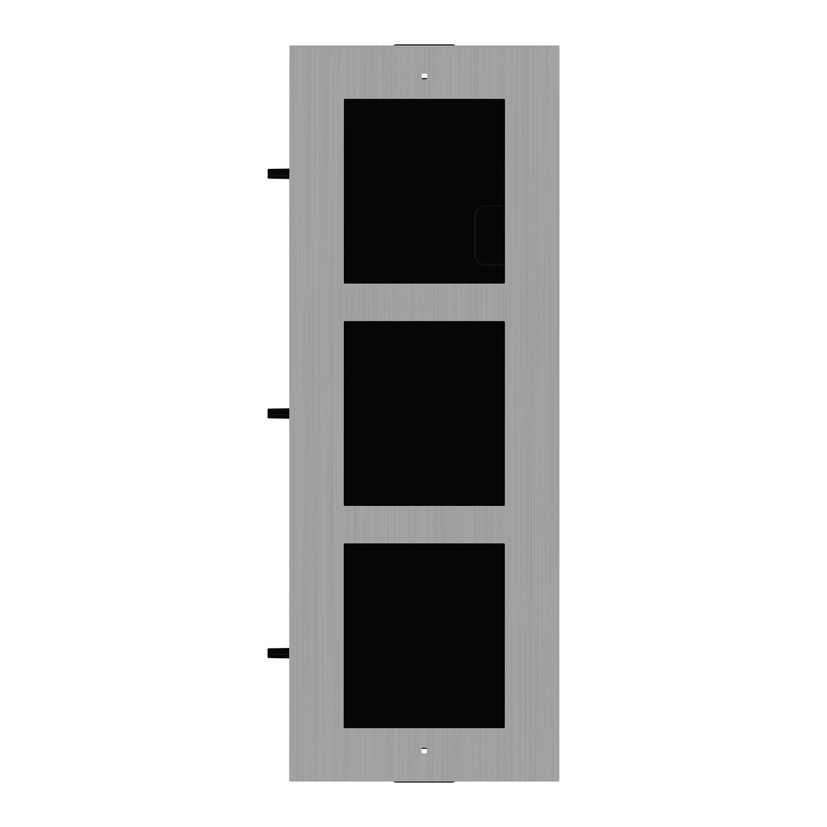 Hikvision Stainless Steel Modular Intercom Flush Mount Box, 3 Modules DS-KD-ACF3/S