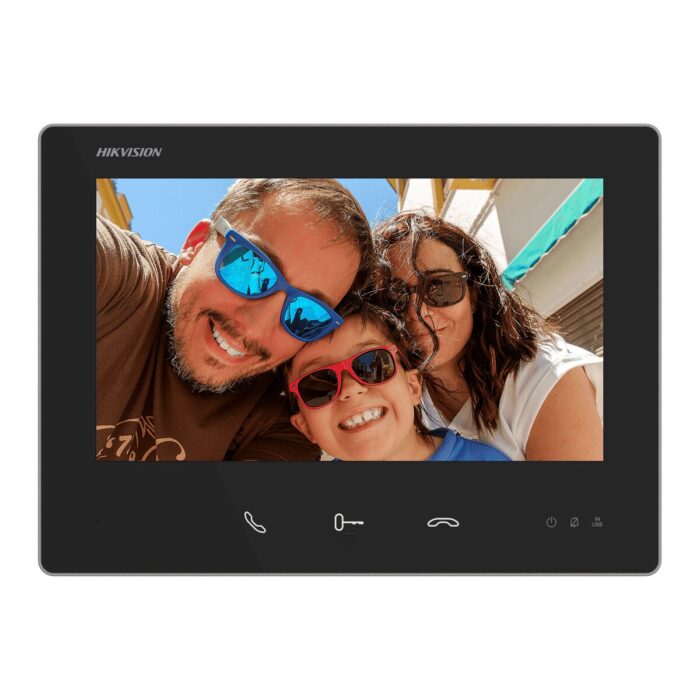 Hikvision 7" 2-Wire HD Touchscreen Indoor Station, Black DS-KH7300EY-TE2