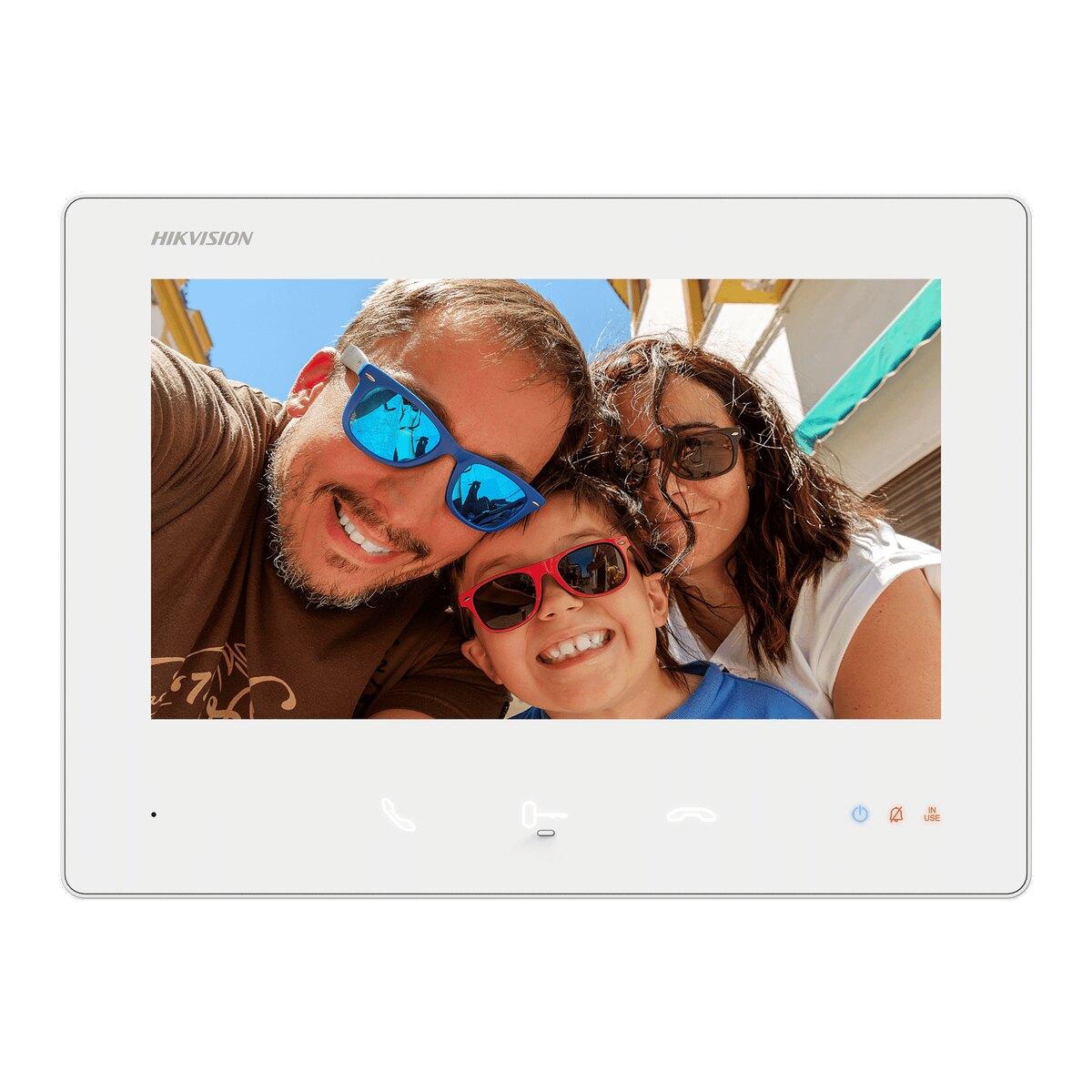 Hikvision 7" 2-Wire HD Touchscreen Indoor Station, White DS-KH7300EY-TE2/White