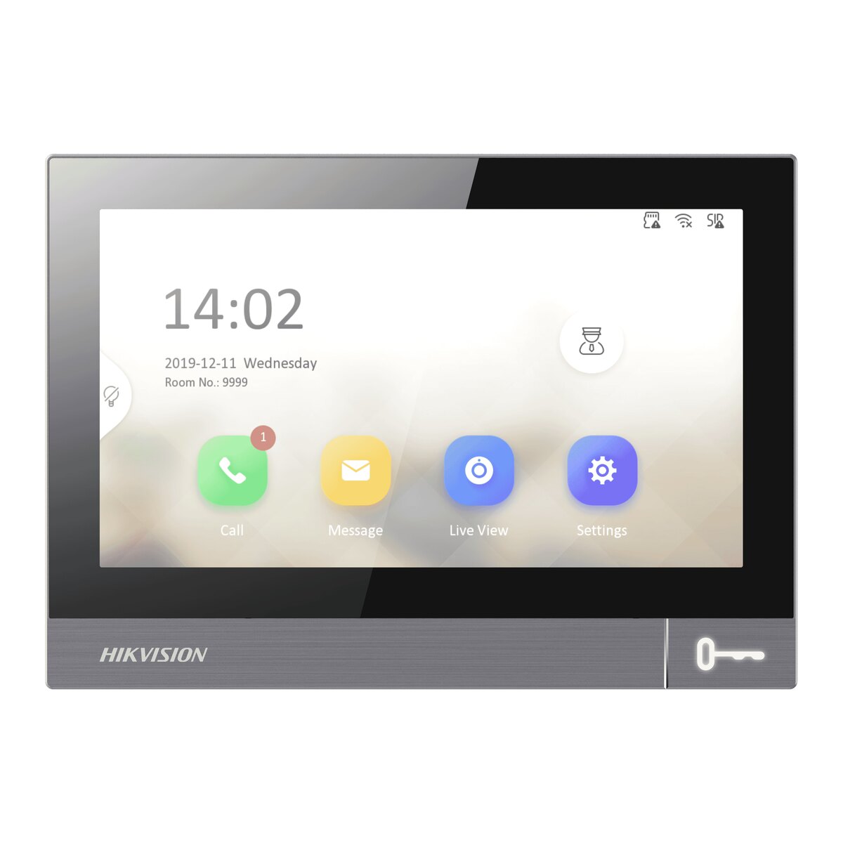 Hikvision 8" Touchscreen Wi-Fi Indoor Station DS-KH8381-WTE1
