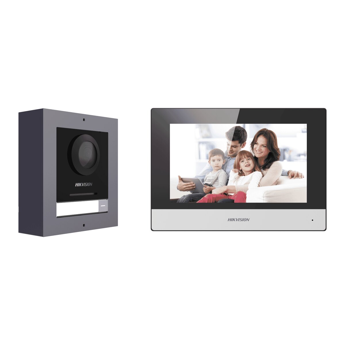 Hikvision Modular IP Video Intercom Kit with 7" Screen DS-KIS602(B)